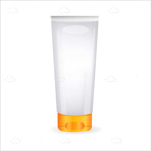 Unlabelled White Cream Tube